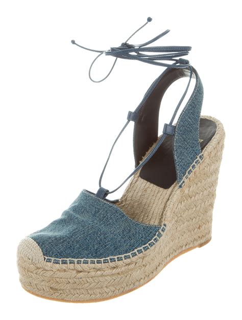 saint laurent espadrille wedges